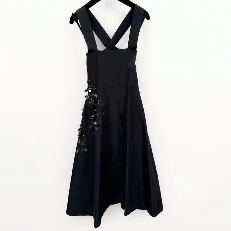 Prada Prada Black Summer Dress for Women Size XS / US 0-2 / IT 36-38 - 2 Thumbnail