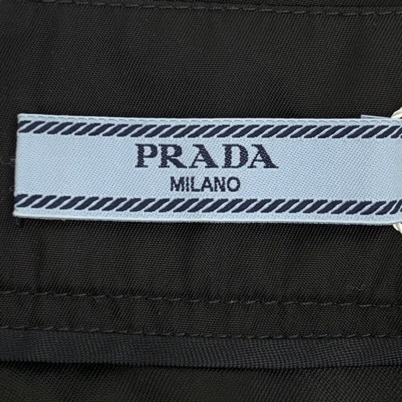 Prada Prada Black Nylon Midi Skirt Size 30" / US 8 / IT 44 - 7 Thumbnail