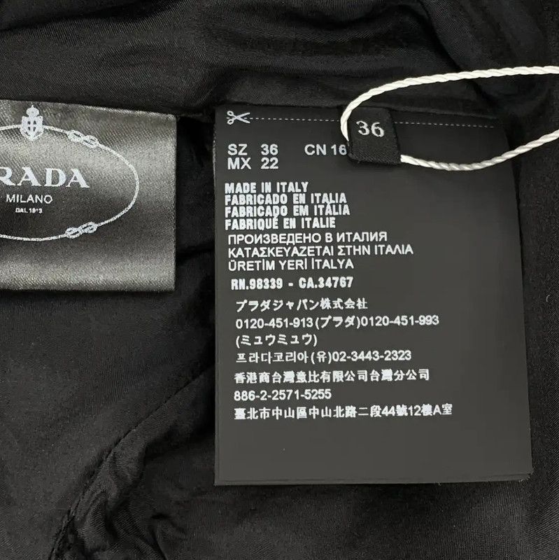 Prada Prada Color-block Cotton Dress for Women Size XS / US 0-2 / IT 36-38 - 10 Thumbnail
