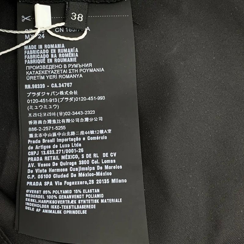 Prada Prada Black Nylon Women's Dress Size S Size S / US 4 / IT 40 - 9 Thumbnail