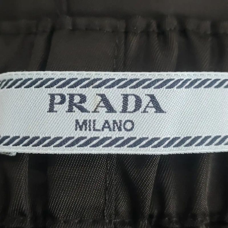 Prada Prada Black Nylon Women's Shorts Size 23" - 5 Thumbnail