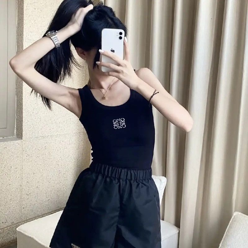 Prada Prada Black Nylon Women's Shorts Size 23" - 7 Thumbnail