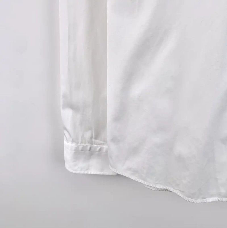 Prada Prada White Cotton Women's Shirt Size S / US 4 / IT 40 - 4 Thumbnail