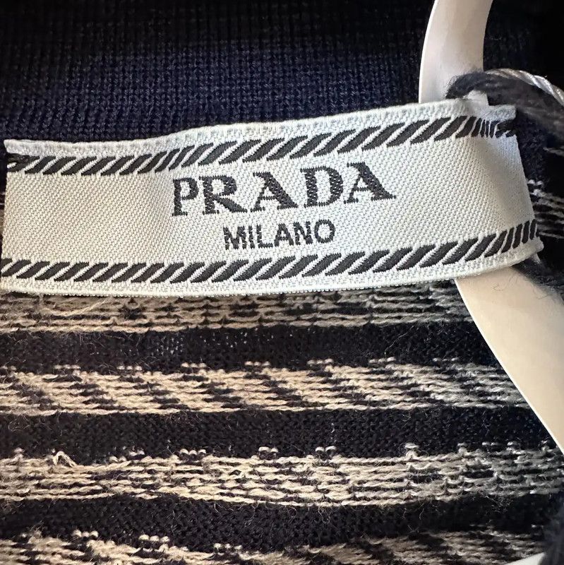 Prada Prada M Size Multicolor Cotton Women's T-Shirt Size M / US 6-8 / IT 42-44 - 3 Thumbnail