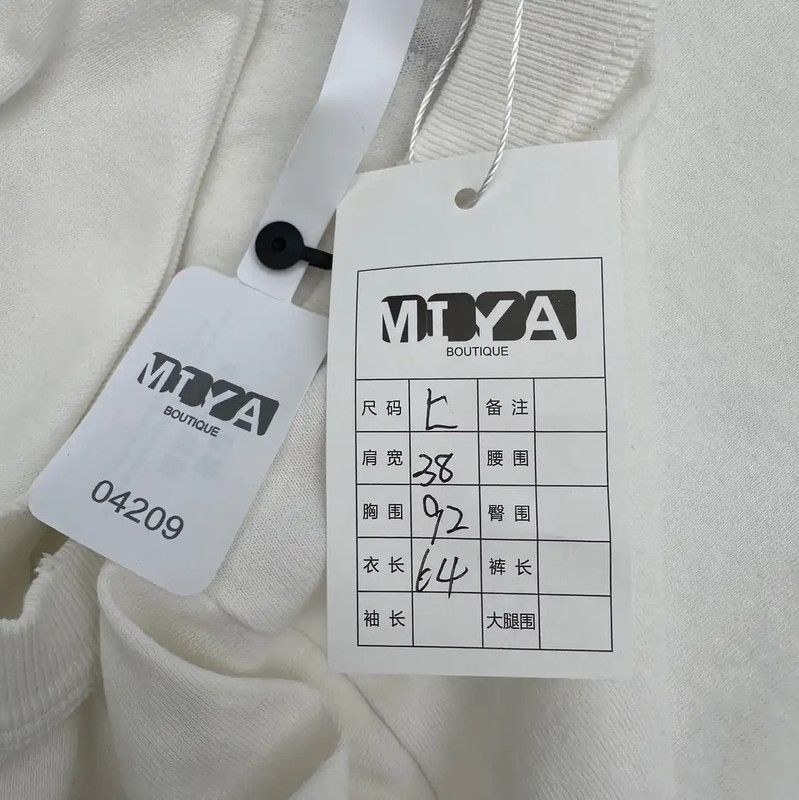 Prada Prada White Women's T-Shirt L Size Size L / US 10 / IT 46 - 7 Thumbnail