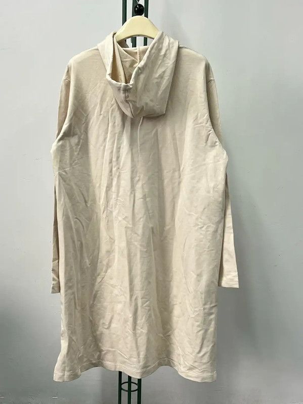 Prada Cream Long Sleeve Embroidered Dress