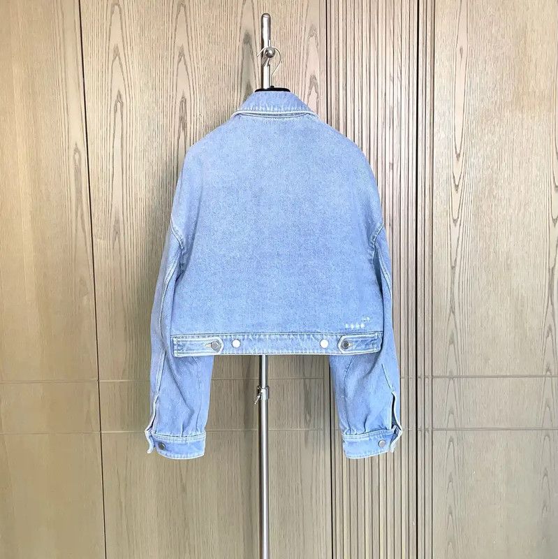 Prada Prada Blue Denim Women’s Cropped Jacket Size S / US 4 / IT 40 - 2 Thumbnail