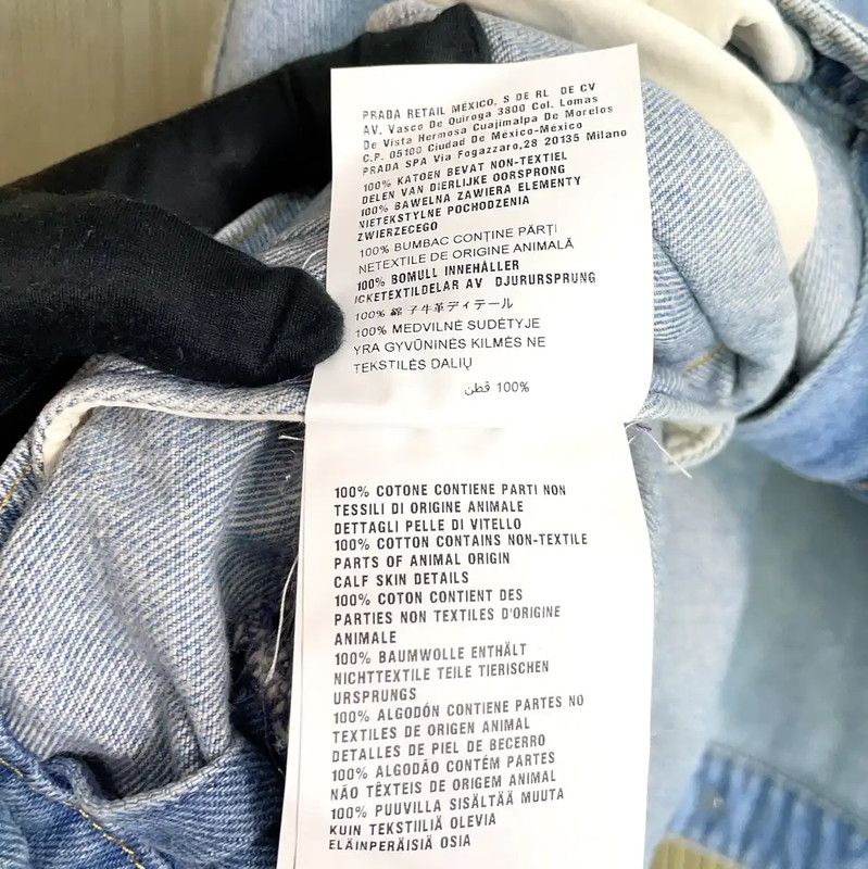 Prada Prada Blue Denim Women’s Cropped Jacket Size S / US 4 / IT 40 - 10 Thumbnail