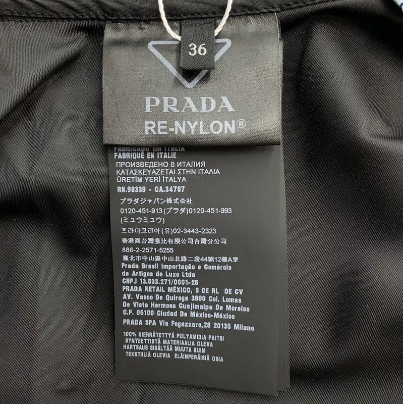 Prada Prada Black Women's Midi Skirt Size 22" - 7 Thumbnail