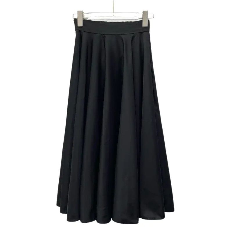 Prada Prada Black Women's Midi Skirt Size 22" - 2 Thumbnail
