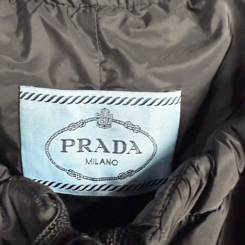 Prada Prada Black Polyester Women's Puffer Coat Size M / US 6-8 / IT 42-44 - 7 Thumbnail