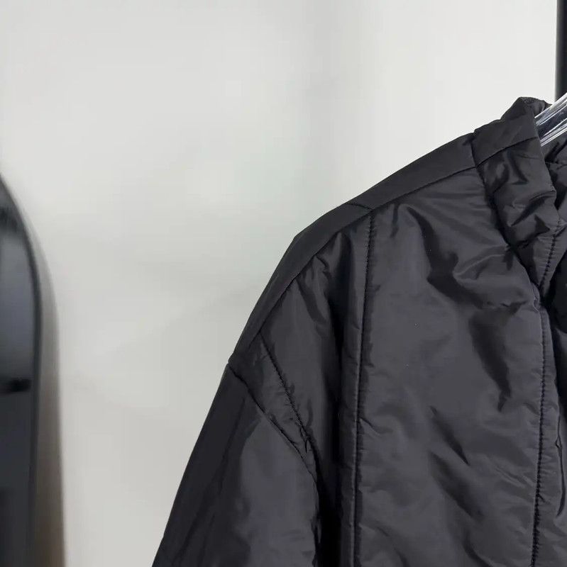 Prada Prada Black Polyester Women's Puffer Coat Size M / US 6-8 / IT 42-44 - 3 Thumbnail