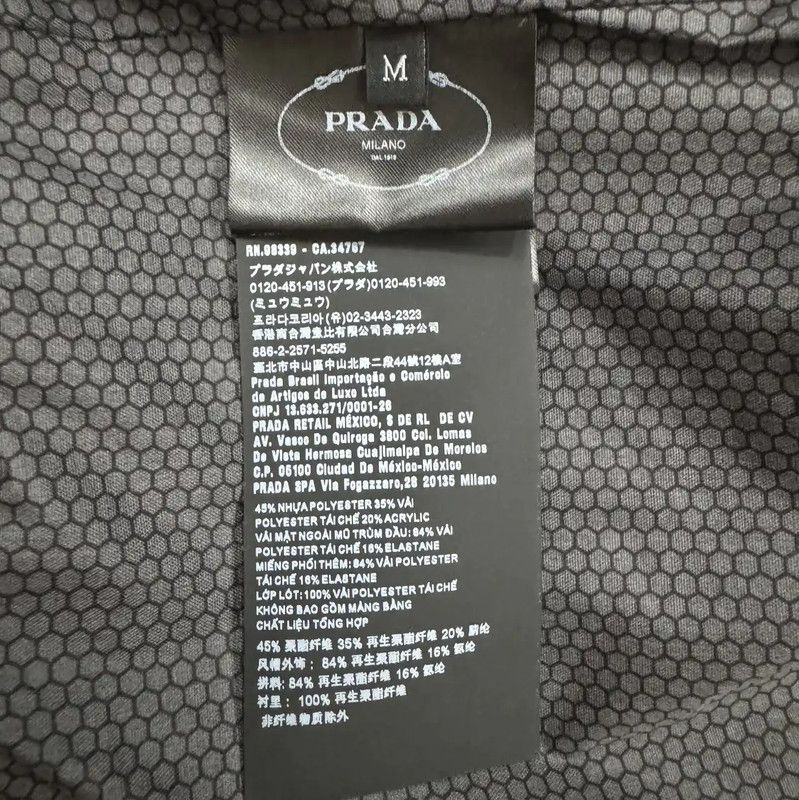 Prada Prada Black Logo Short Winter Jacket Size M / US 6-8 / IT 42-44 - 8 Thumbnail