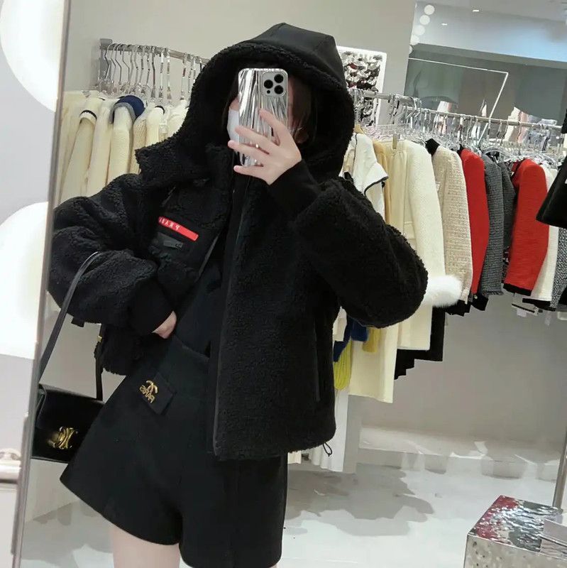 Prada Prada Black Logo Short Winter Jacket Size M / US 6-8 / IT 42-44 - 3 Thumbnail