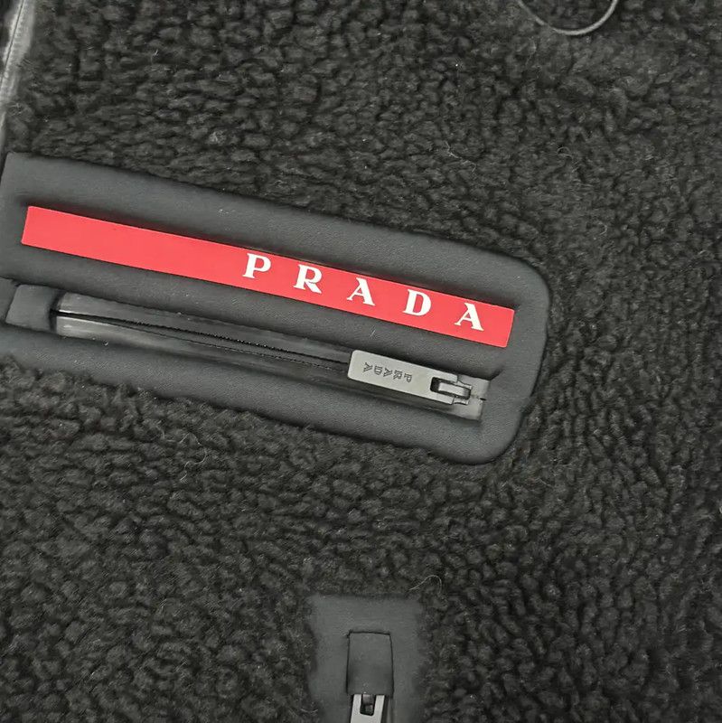 Prada Prada Black Logo Short Winter Jacket Size M / US 6-8 / IT 42-44 - 7 Thumbnail