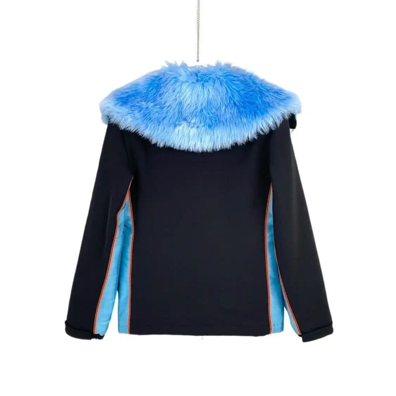 Prada Prada Multifunctional Jacket with Colorful Fur Trim Size ONE SIZE - 2 Thumbnail
