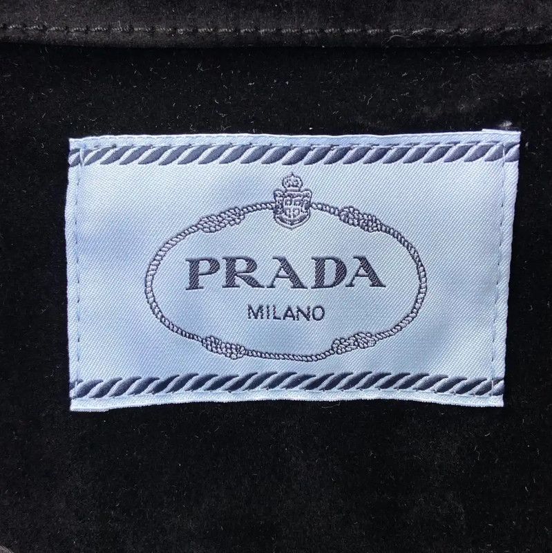 Prada Prada Black Cotton Women's Jacket Size M / US 6-8 / IT 42-44 - 4 Thumbnail