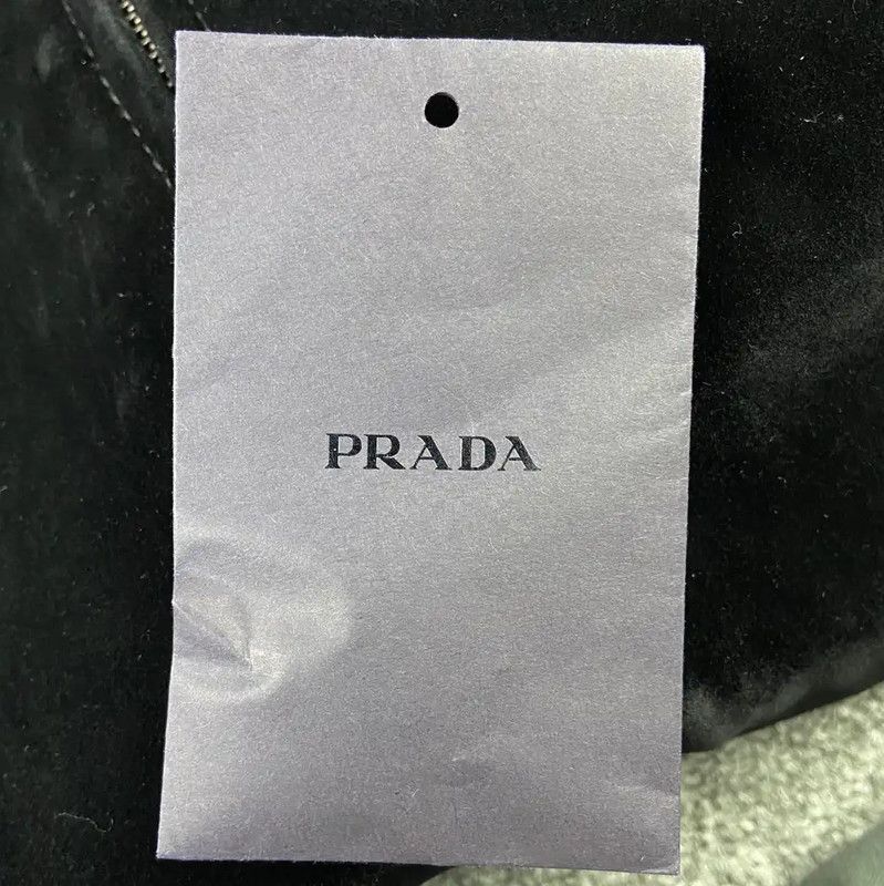 Prada Prada Black Cotton Women's Jacket Size M / US 6-8 / IT 42-44 - 9 Thumbnail