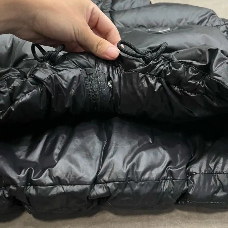 Prada Prada Black Nylon Women's Puffer Jacket Size L / US 10 / IT 46 - 6 Thumbnail