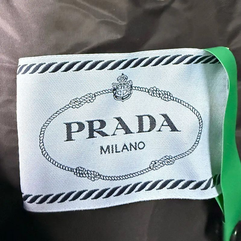 Prada Prada Black Lightweight Women's Jacket Size S / US 4 / IT 40 - 7 Thumbnail