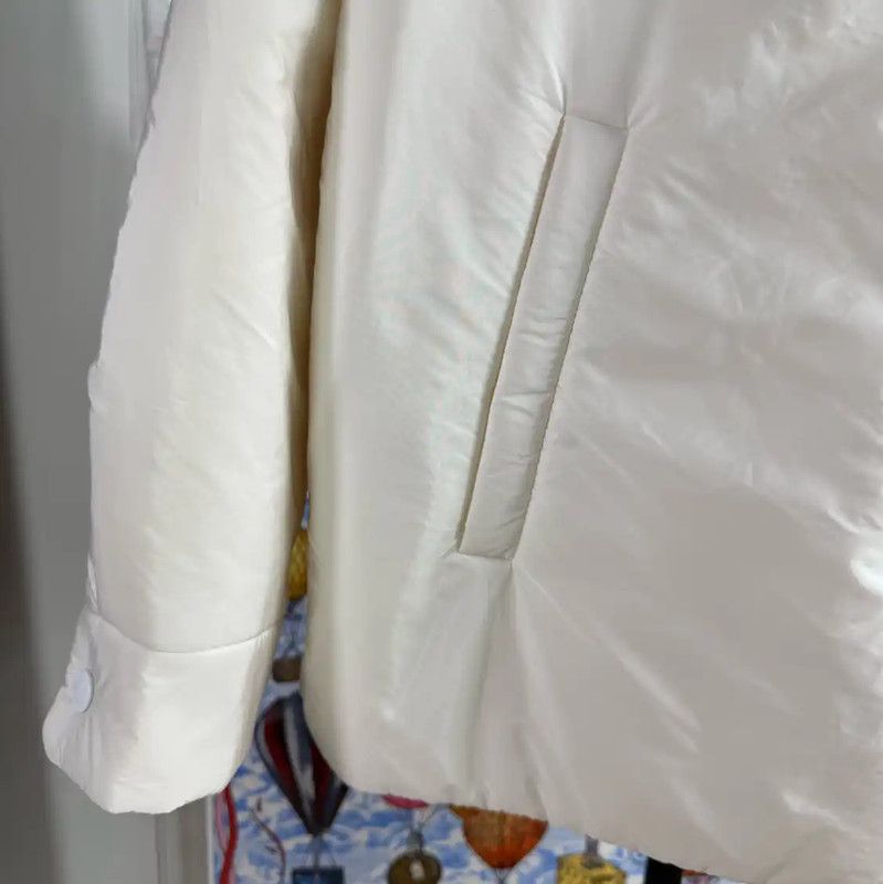 Prada Prada Cream Color Women's Jacket in Size L Size L / US 10 / IT 46 - 5 Thumbnail