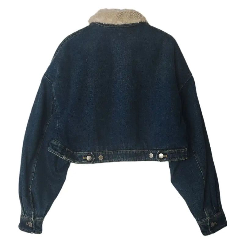 Prada Prada Blue Cotton Women's Jacket Size L / US 10 / IT 46 - 2 Thumbnail