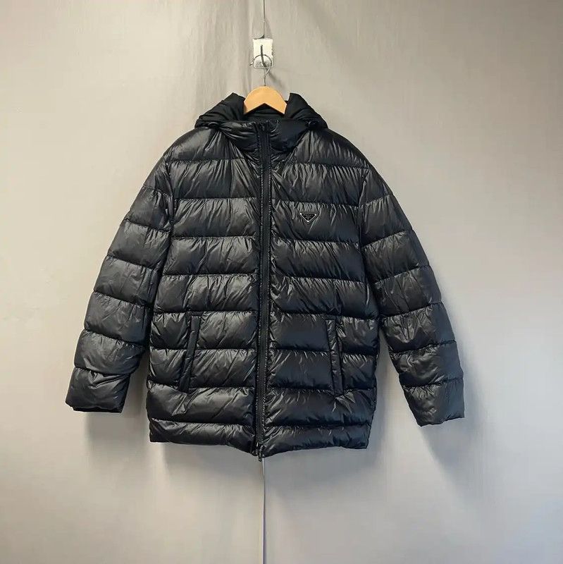 Prada Black Women's Cotton Puffer Jacket