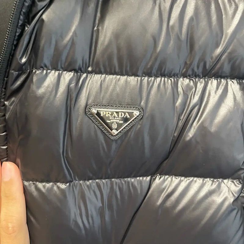 Prada Black Women's Cotton Puffer Jacket