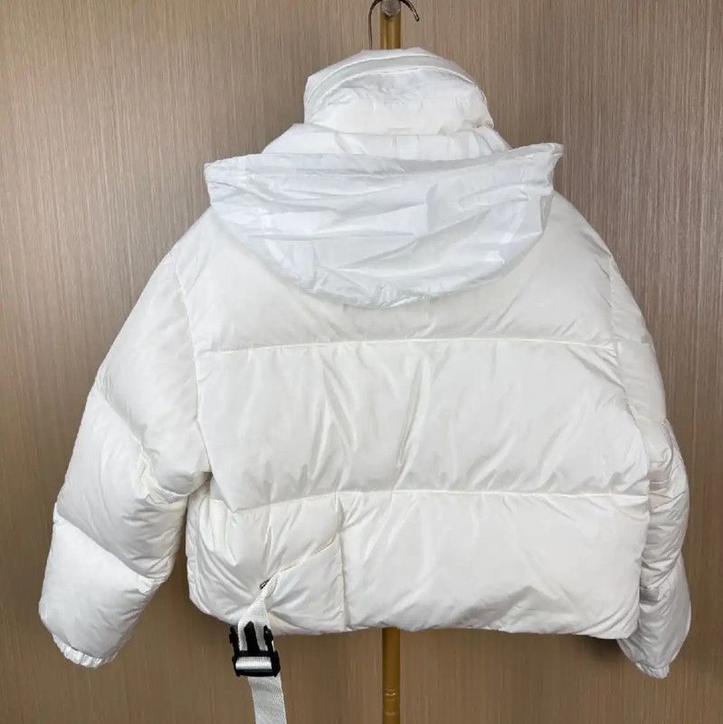 Prada Prada Women's Winter White Nylon Puffer Jacket Size M / US 6-8 / IT 42-44 - 2 Thumbnail