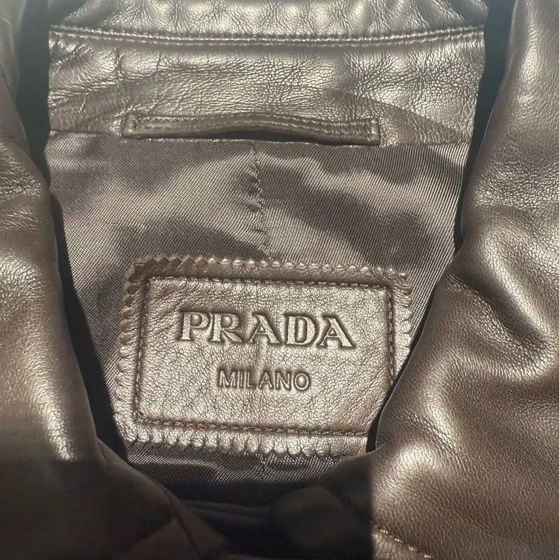 Prada Prada Brown Women's Trench Coat Size M / US 6-8 / IT 42-44 - 3 Thumbnail