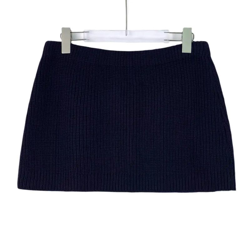 Prada Prada Dark Blue Knitted Wool Sweater Size S / US 4 / IT 40 - 4 Thumbnail