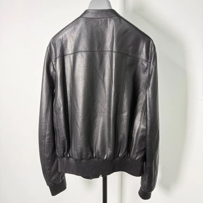 Prada Prada Black Leather Women's Jacket Size S Size S / US 4 / IT 40 - 2 Thumbnail