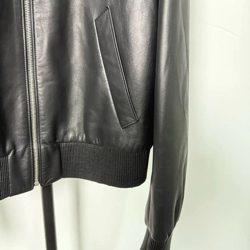 Prada Prada Black Leather Women's Jacket Size S Size S / US 4 / IT 40 - 6 Thumbnail