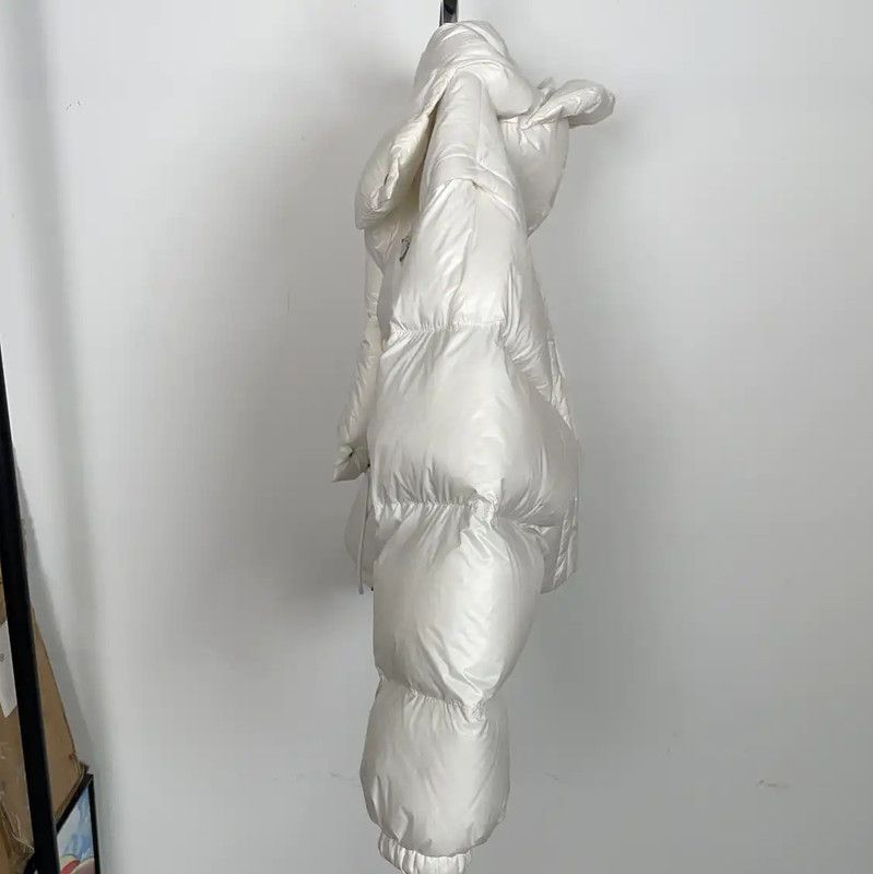 Prada Prada Winter White Nylon Puffer Jacket Size L / US 10 / IT 46 - 3 Thumbnail