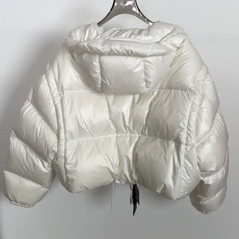 Prada Prada Winter White Nylon Puffer Jacket Size L / US 10 / IT 46 - 2 Thumbnail