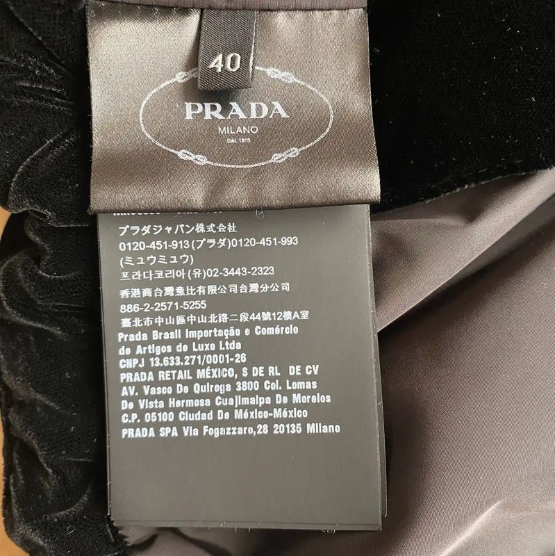 Prada Prada Black Synthetic Women's Puffer Jacket Size L / US 10 / IT 46 - 6 Thumbnail