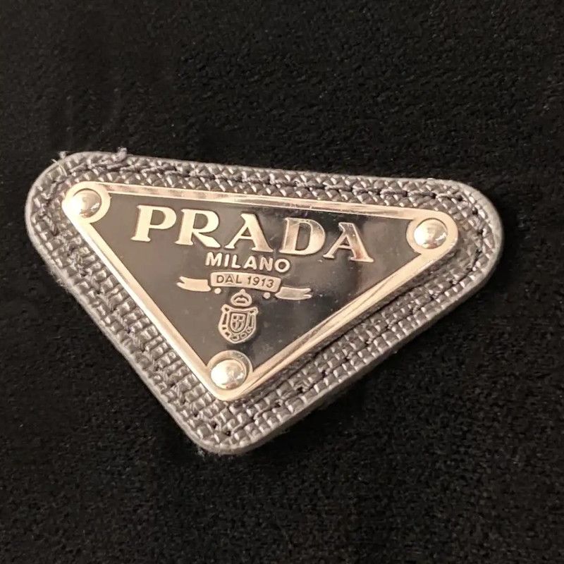 Prada Prada Black Synthetic Women's Puffer Jacket Size L / US 10 / IT 46 - 5 Thumbnail