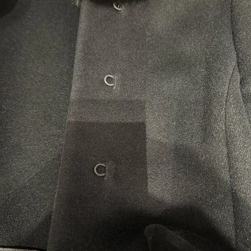 Prada Prada Black Women's Cardigan with Fur Trim Size M / US 6-8 / IT 42-44 - 8 Thumbnail