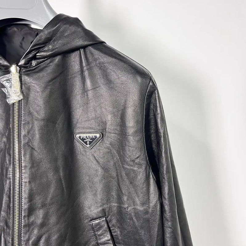 Prada Prada Black Polyester Women's Jacket Size M / US 6-8 / IT 42-44 - 3 Thumbnail