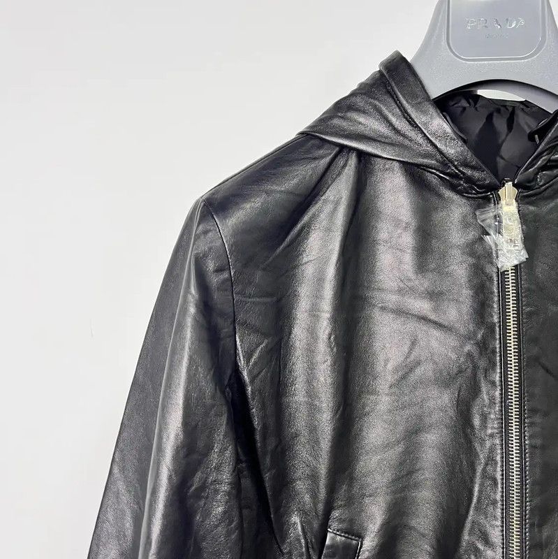 Prada Prada Black Polyester Women's Jacket Size M / US 6-8 / IT 42-44 - 2 Thumbnail