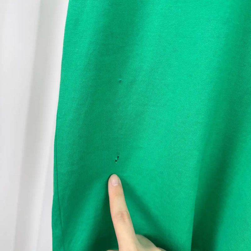 Acne Studios Acne Studios Green Cotton Embroidered Logo T-Shirt Size XXS / US 00 / IT 34 - 5 Thumbnail