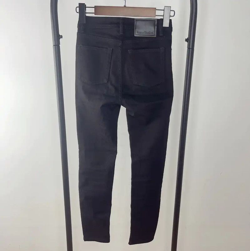 Acne Studios Acne Studios Black Denim Pants for Women Size 23" - 3 Thumbnail