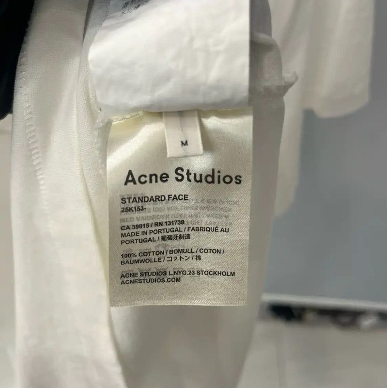 Acne Studios Acne Studios White Summer Cotton T-Shirt Size M / US 6-8 / IT 42-44 - 5 Thumbnail