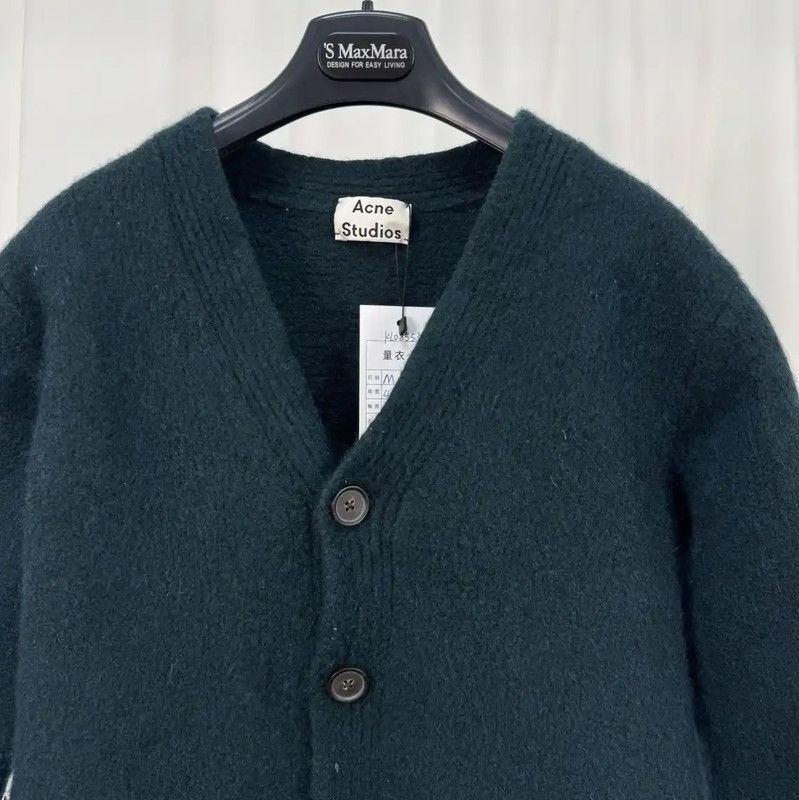 Acne Studios Acne Studios Women's Wool Cardigan in Green Size M / US 6-8 / IT 42-44 - 3 Thumbnail
