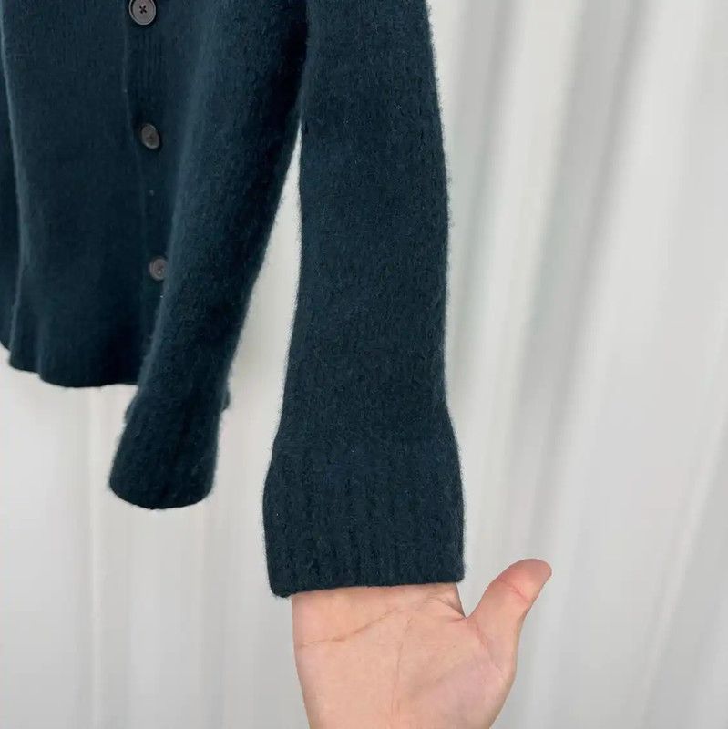 Acne Studios Acne Studios Women's Wool Cardigan in Green Size M / US 6-8 / IT 42-44 - 4 Thumbnail