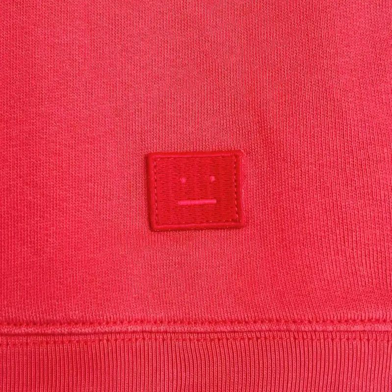 Acne Studios Acne Studios Red Cotton Women's Sweatshirt Size L / US 10 / IT 46 - 5 Thumbnail