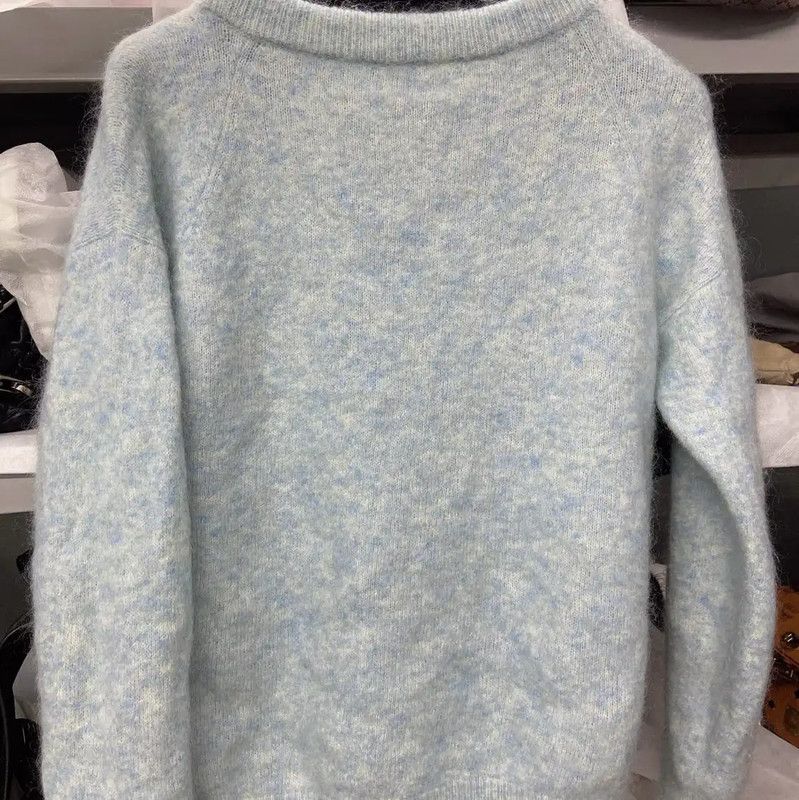 Acne Studios Acne Studios Light Blue Knit Sweater Size XXS / US 00 / IT 34 - 2 Thumbnail
