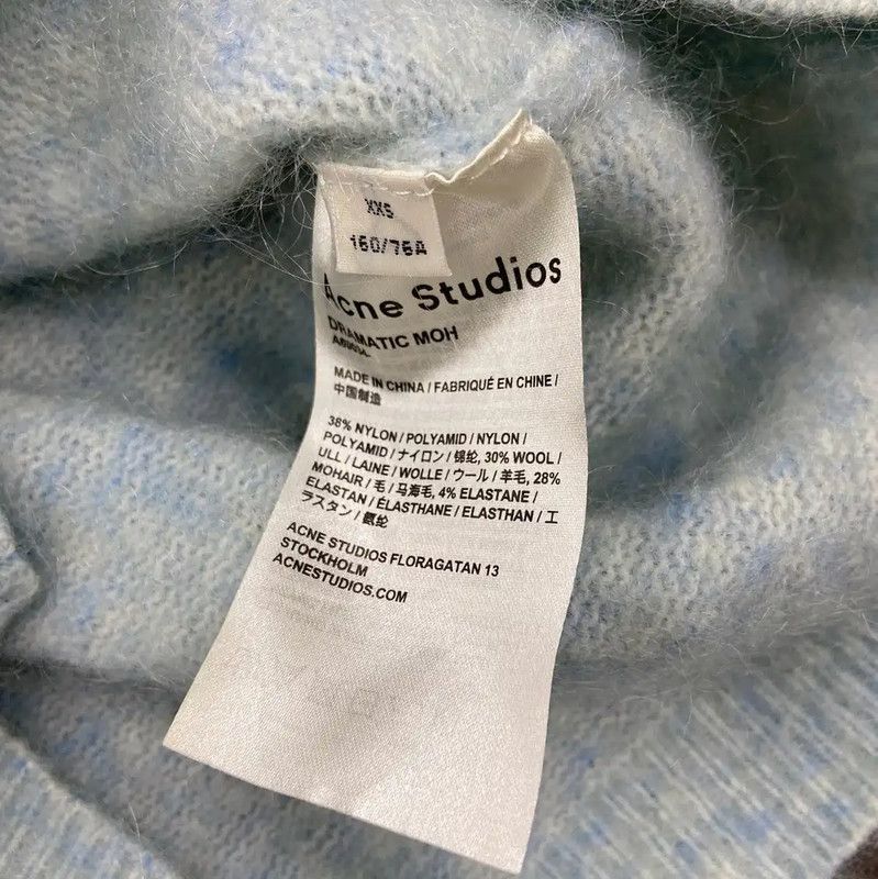 Acne Studios Acne Studios Light Blue Knit Sweater Size XXS / US 00 / IT 34 - 5 Thumbnail