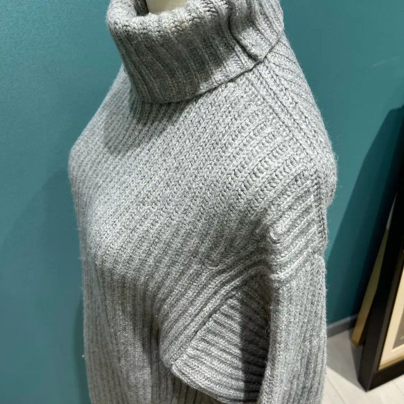 Acne Studios Acne Studios Women's Knit Sweater in Light Gray Size XS / US 0-2 / IT 36-38 - 4 Thumbnail
