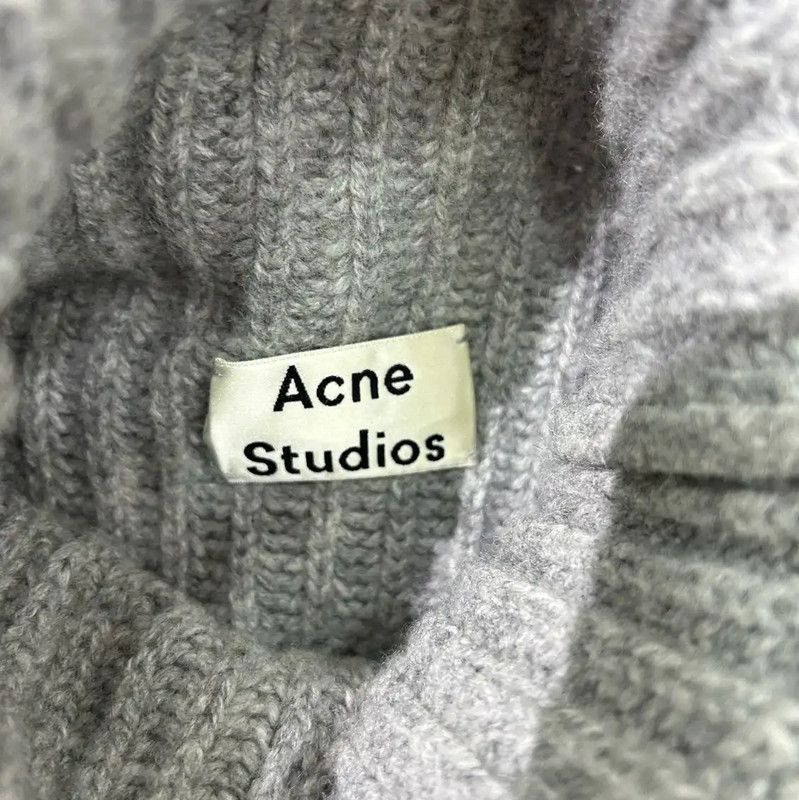 Acne Studios Acne Studios Women's Knit Sweater in Light Gray Size XS / US 0-2 / IT 36-38 - 8 Thumbnail